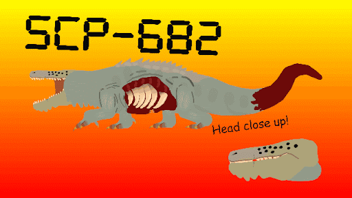 an eyestrain fan animation of scp-682